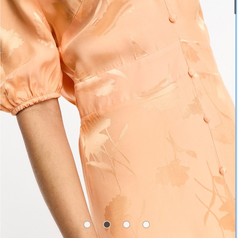 River Island Jacquard midi tea dress